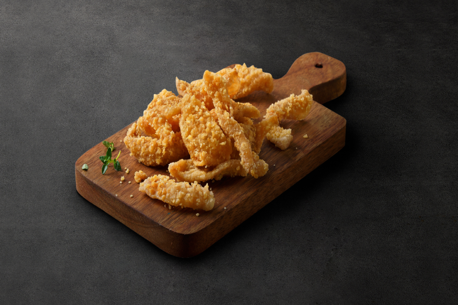 BBQ Fried Chicken Skin